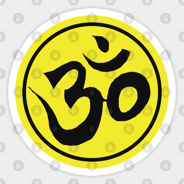 Sacred Spiritual Awakening Om Symbol Sticker by PlanetMonkey